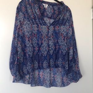 Multi color blouse from Dolce Vita